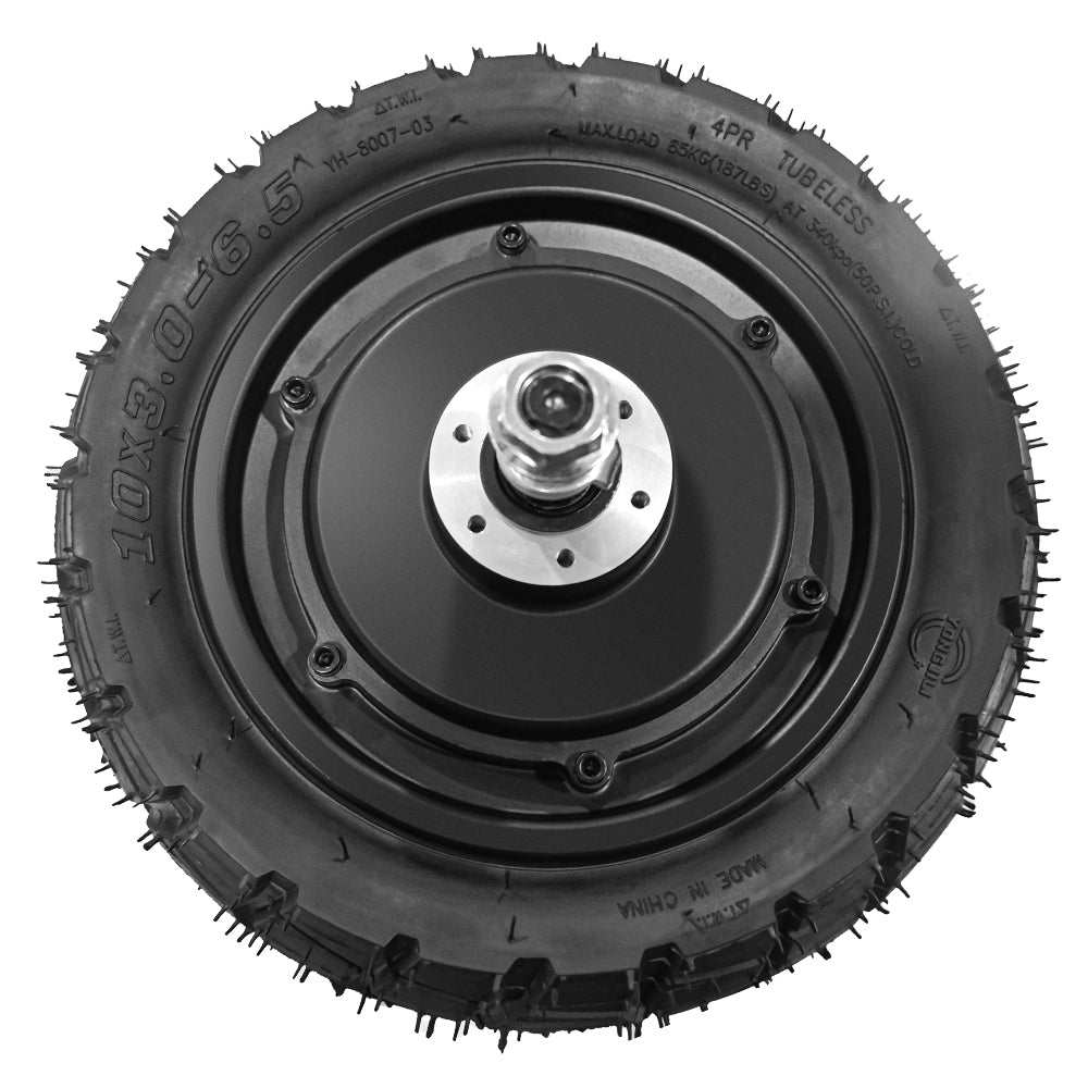 Ausom DT2 Pro Motor with tubeless tire and central hub assembly