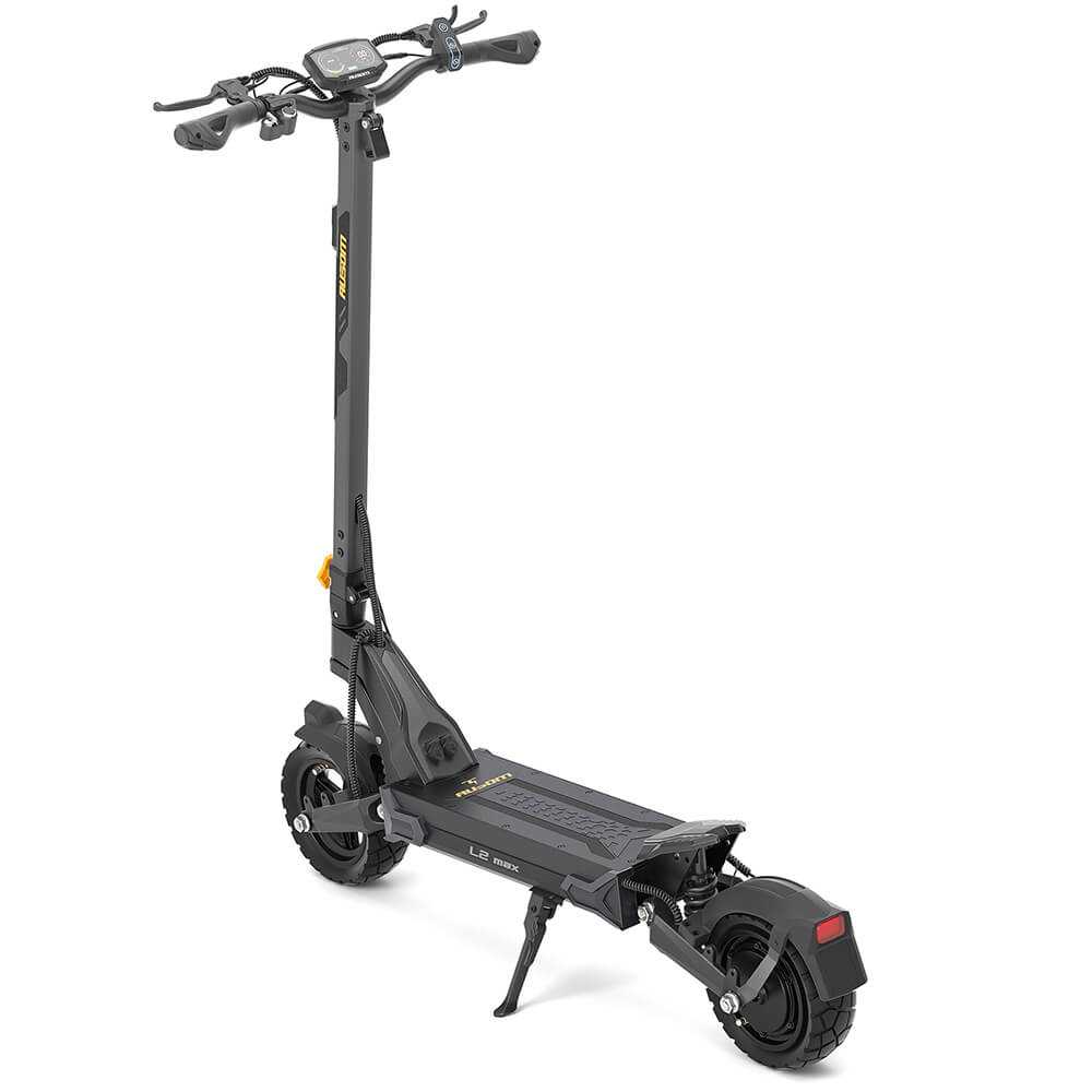Ausom L2 Max electric scooter with 48V 20.8Ah battery, 1000W motor, 56 miles range, 31 mph max speed, and 10"x3" tubeless rubber tires