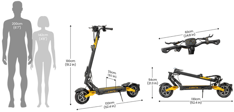 Product dimensions