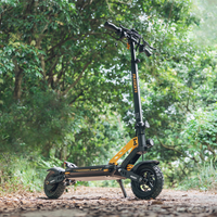 Ausom Leopard off-road electric scooters for adults with removable seat