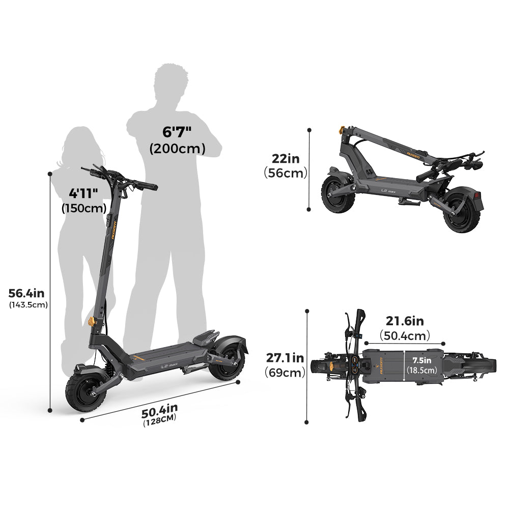E-scooter Ausom L2 Max à double moteur