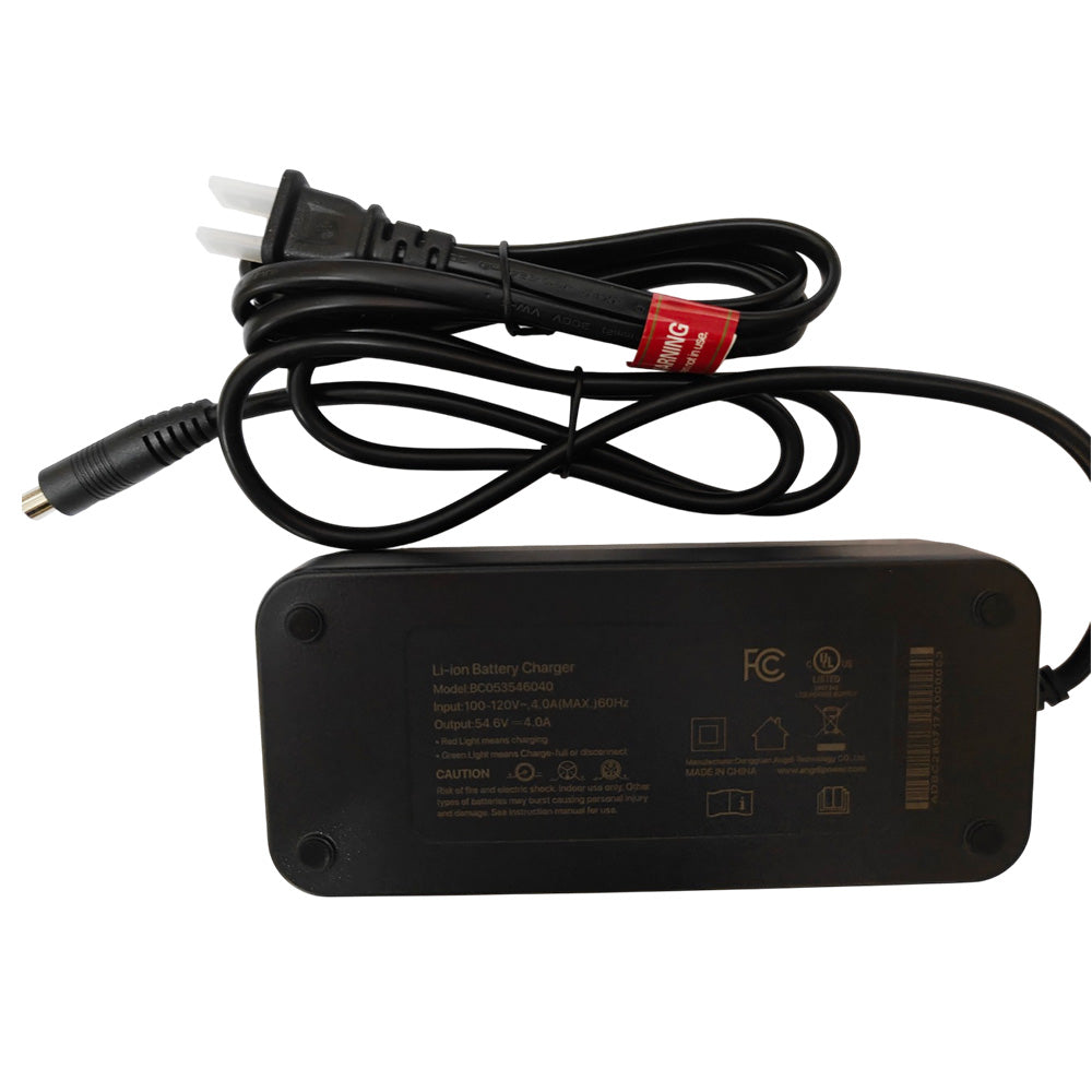 Ausom 54.6V 4A Fast Charger for Electric Scooter